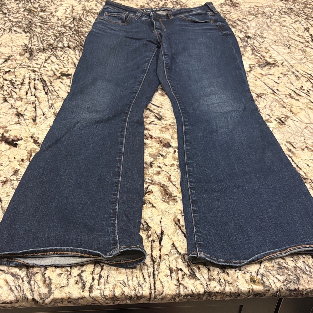 American Eagle Outfitters Dark Blue Flare Jeans